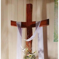 참죽나무 강대상 십자가
